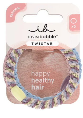 Invisibobble Lavender Braids elegantné pletené gumičky do vlasov
