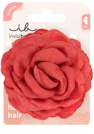Invisibobble Clipstar Fleur de coral ozdobná spona ve tvaru květu v korálové barvě