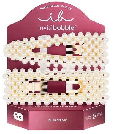 Invisibobble Premium Just Pearlfect elegantní spony s perlovým designem