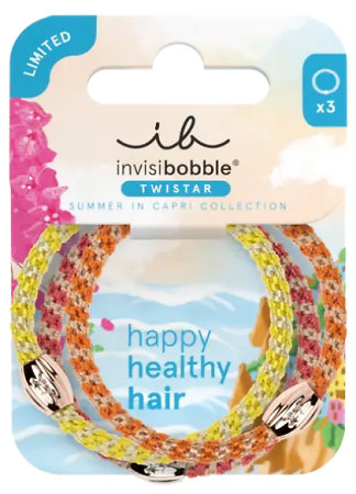 Invisibobble Twistar Tuscany Twist sada gumiček do vlasů v letních odstínech