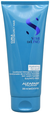 Alfaparf Milano Semi Di Lino Curls Hydrating Co-Wash moisturizing conditioner for wavy and curly hair
