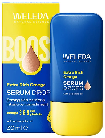 Weleda Booster Drops Extra Rich Omega sérum pre výživu a ochranu pleti