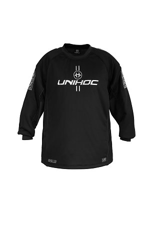 Unihoc Goalie sweater ALPHA EVOLAB black/silver Brankársky dres