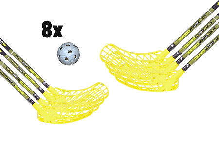 FLOORBEE Falcon SEMI 27 Carbon Composite + Balls Florbalová sada