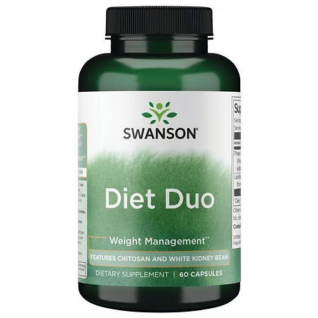 Swanson Diet Duo Doplněk stravy s chitosanem a bílou fazolí