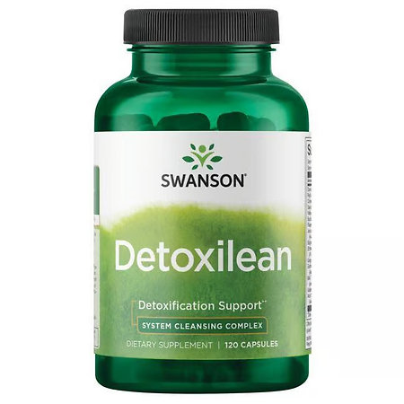 Swanson Detoxilean - System Cleansing Complex Komplex s psylliem a 14 bylinami