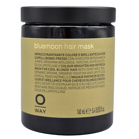 Oway Blondeway Bluemoon Hair Mask colour and shine treatment for cool blonde hair