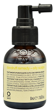 Oway Dandruff Remedy - Oily Scalps čistící kúra pro pokožku hlavy s mastnými lupy