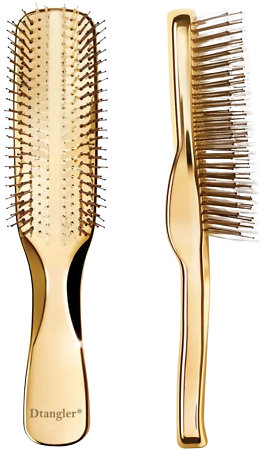 Dtangler Kagami Gold Luxuriöse goldene Bürste für leichtes Entwirren