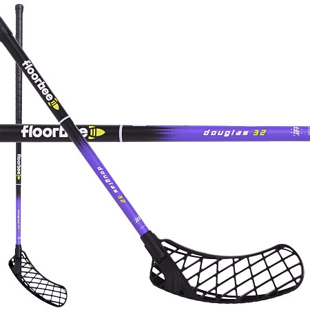 FLOORBEE Douglas 32 Purple Floorball stick
