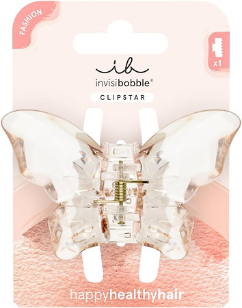 Invisibobble Clipstar M Diamond Butterfly škripec s motýlikom a diamantovým efektom