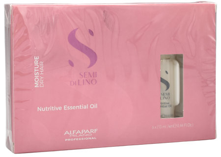 Alfaparf Milano Semi Di Lino Moisture Essential Oil vyživujúci vlasový olej pre suché vlasy