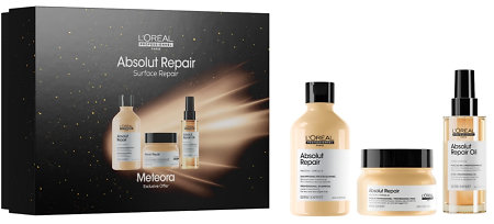 L'Oréal Professionnel Absolut Repair Trio Meteora sada pro suché a poškozené vlasy