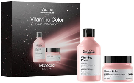 L'Oréal Professionnel Vitamino Color Duo Meteora set for shiny hair and color protection