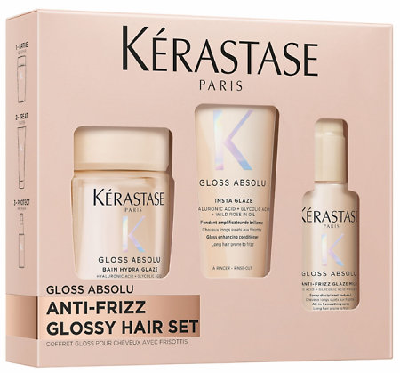 Kérastase Gloss Absolu Trio Discovery Set cestovná sada pre dlhé a lesklé vlasy