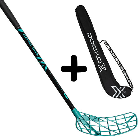 Oxdog ULTRALIGHT HES 31 TQ ROUND MB + STICKBAG Set florbalky s vakom