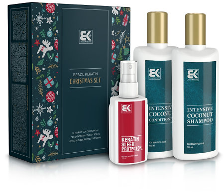 Brazil Keratin Christmas Set gift set for hydrating dry hair