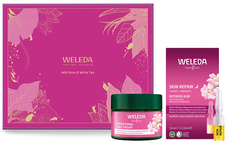 Weleda Wild Rose Duo Set dárková sada pro rozjasnění pleti