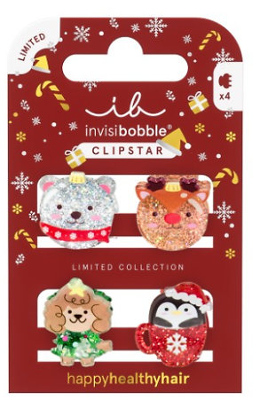 Invisibobble Clipstar Kids Sparkle in a Cup Set farbiger Mini-Haarkrallen