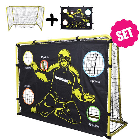 FLOORBEE Dock + SHOTCOOLER STOUPA 3.0 set Súprava florbalovej bránky a autobrankára