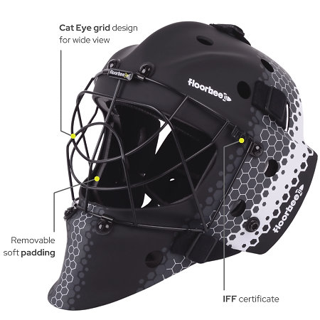 FLOORBEE SkyHexa IFF Torwartmaske