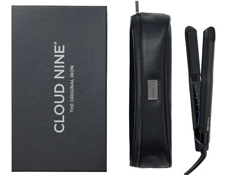 Cloud Nine The Original Iron with Revive Black hair straightener for all hair types