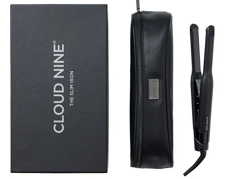 Cloud Nine The Slim Iron with Revive Black slim hair straightener for fine and short hair