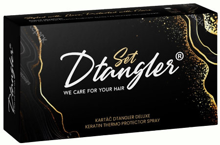 Dtangler Deluxe Hair Box dárková sada pro snadné rozčesání a zdravé vlasy