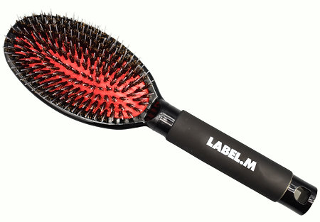 label.m Grooming Brush kartáč s přírodními a nylonovými štětinami