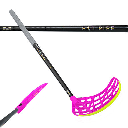 Fat Pipe RAW CONCEPT 29 LOW KICK CTRL SLICKS FH2 LE PINK Florbalová palica