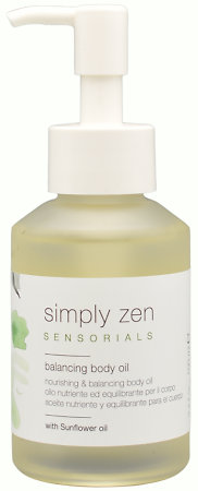 Simply Zen Sensorials Balancing Body Oil tělový olej s harmonizující dřevitou vůní