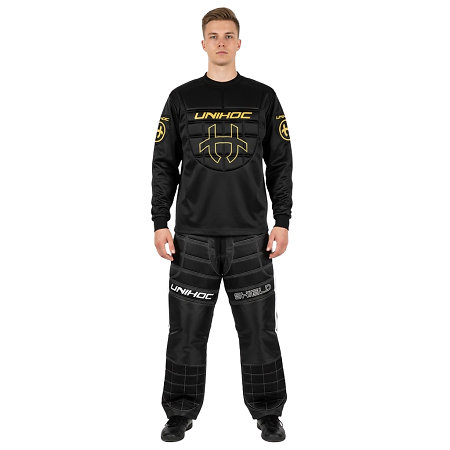 Unihoc SHIELD black set Brankářský set