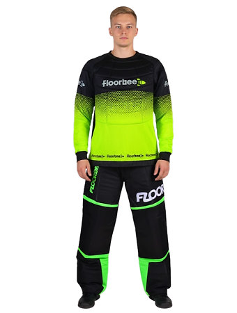 FLOORBEE Goalie Armor set 3.0 black/yellow SMU Florbalový brankářský set