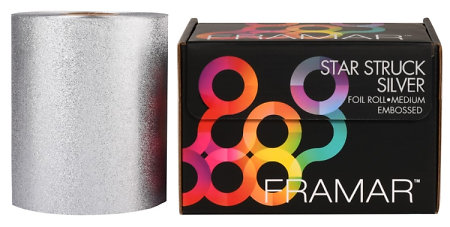 Framar Star Struck Silver Embossed silver embossed foil in a roll, 97 m