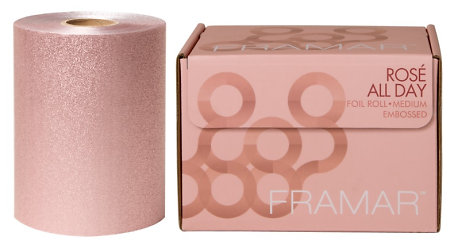 Framar Embossed Roll Rose All Day (320ft) růžová embosovaná fólie v roli 97 m