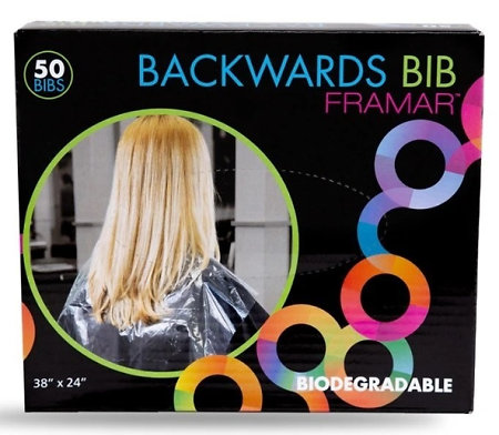 Framar Tool Backwards Bibs jednorázové kadeřnické pláštěnky
