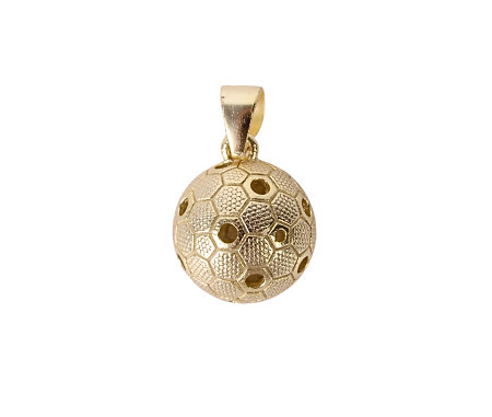 FLOORBEE Hexa Torpedo gold Floorball pendant