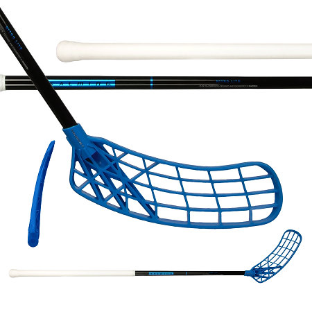 Salming Nitrolite Trident 30 JR Black/Blue Floorball stick