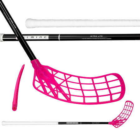 Salming Nitrolite Trident 29 Black/Mixed Floorball stick