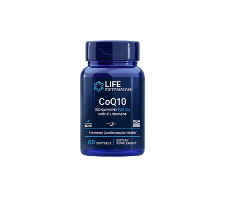 Life Extension Ubiquinone CoQ10 with d-Limonene Nahrungsergänzungsmittel mit CoQ10 und d-Limonen