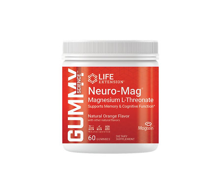 Life Extension Gummy Science™ Neuro-Mag® Výživový doplnok na podporu pamäte a kognitívnych funkcií