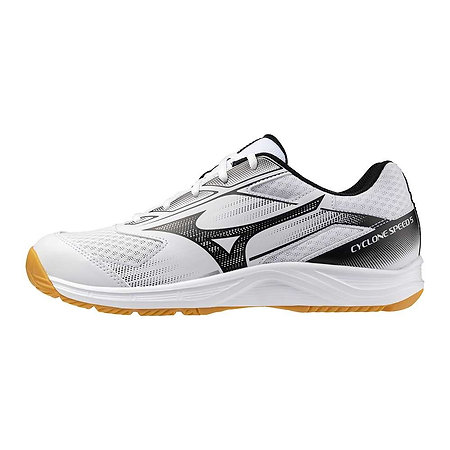 Mizuno CYCLONE SPEED 5(U) / White/Black/Chamois Sálová obuv