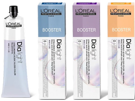 L'Oréal Professionnel DIA Litght Booster Hyaluronic Acidic Gloss Color Booster zur Tonneutralisierung und Glanzverstärkung