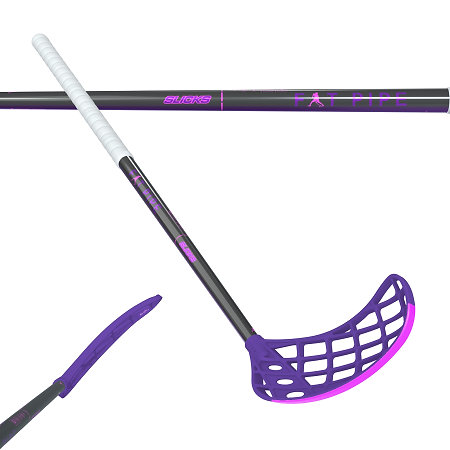 Fat Pipe Raw 29 Silk Slicks deep purple Ltd. Florbalová hůl