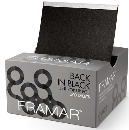 Framar Back in Black Pop Up Foil černé předřezané fólie