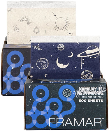 Framar r Mercury In Retrograde Switch Pop Up vesmírné oboustranné předřezané fólie