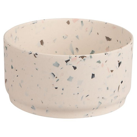 Framar Terrazzo Pattern Neutrals Sage Bamboo Color Bowls