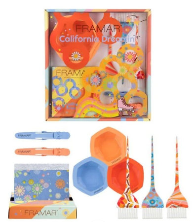 Framar Framar California Dreamin Hair Color Kit dárková sada kadeřnických potřeb