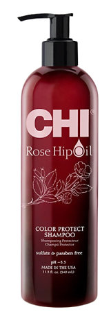 CHI Rose Hip Oil Protecting Shampoo protective sulfate-free shampoo for colored hair