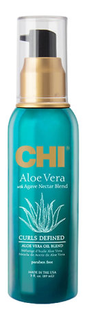 CHI Aloe Vera With Agave Nectar Curls Defined Oil vyživující olej na vlasy